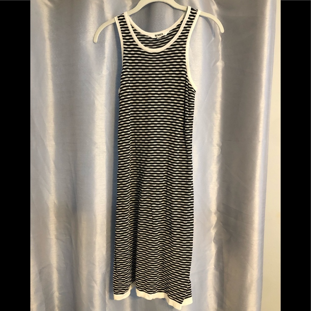 BB Dakota striped knee length dress